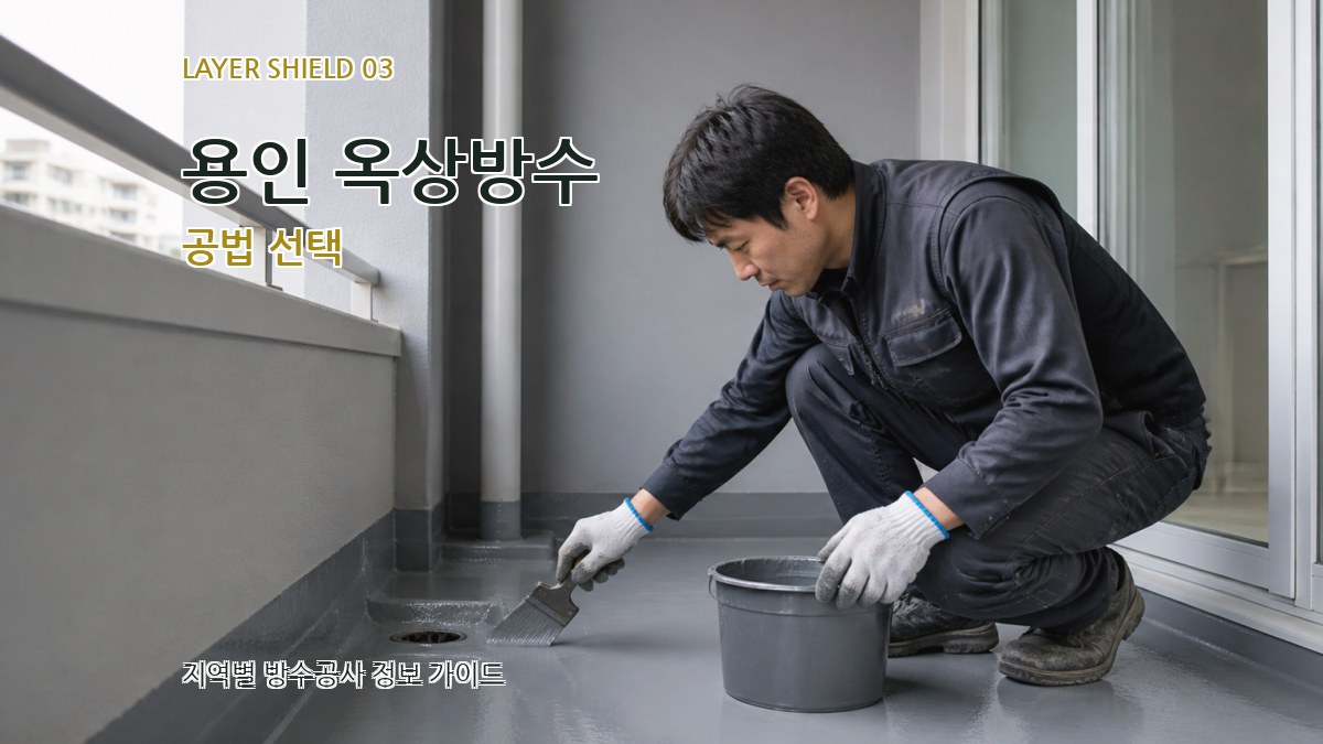 용인 옥상방수 공법 선택