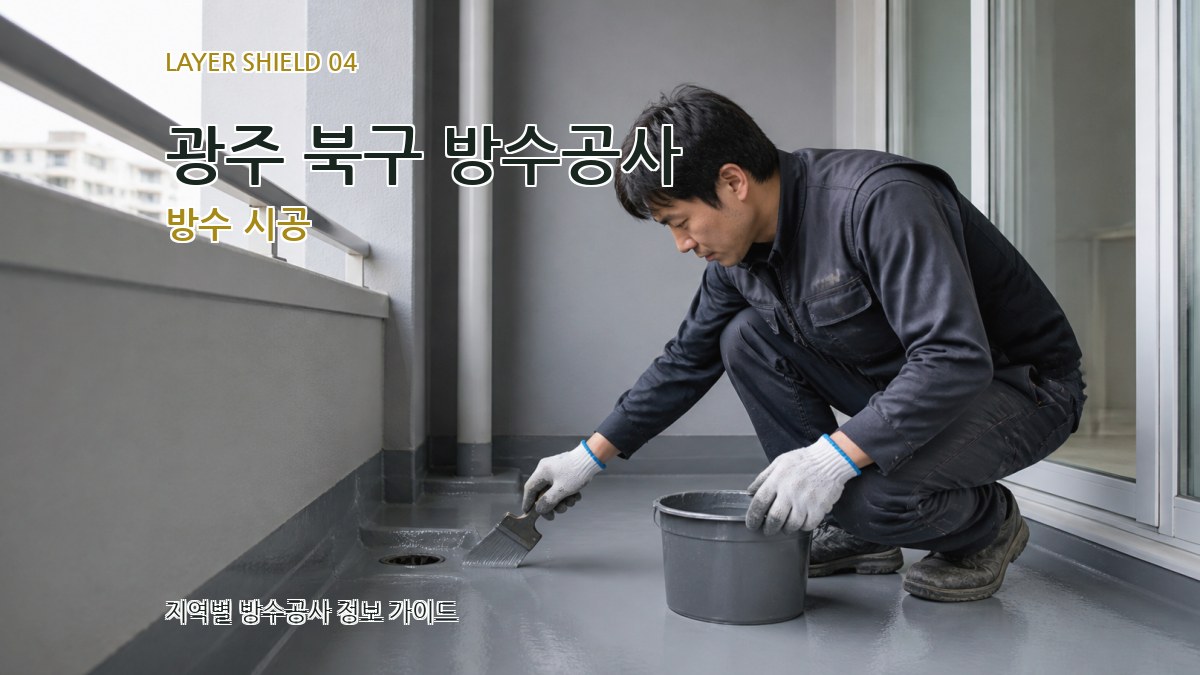 광주 북구 방수공사 방수 시공