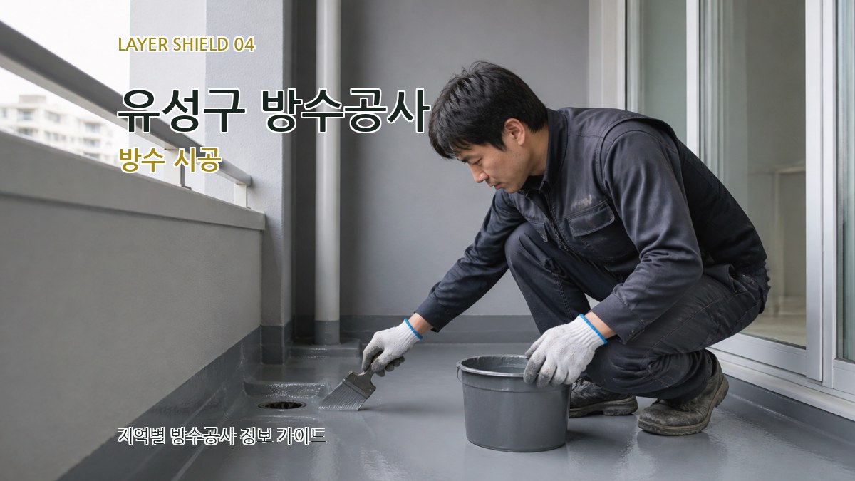 유성구 방수공사 방수 시공