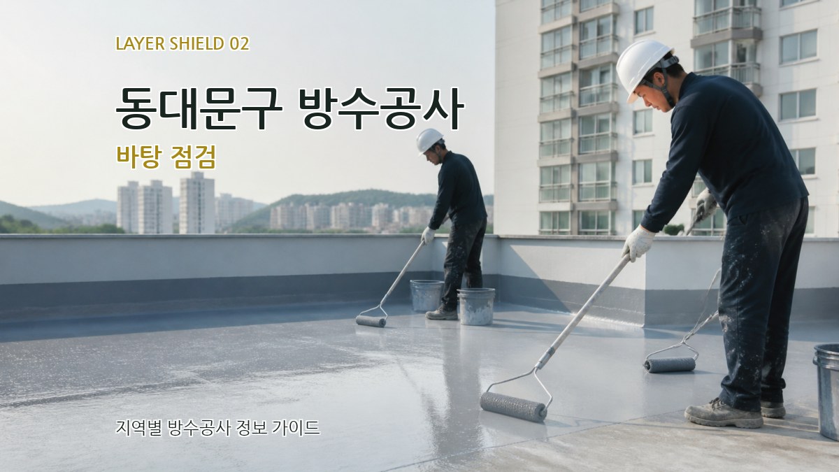 동대문구 방수공사 바탕 점검