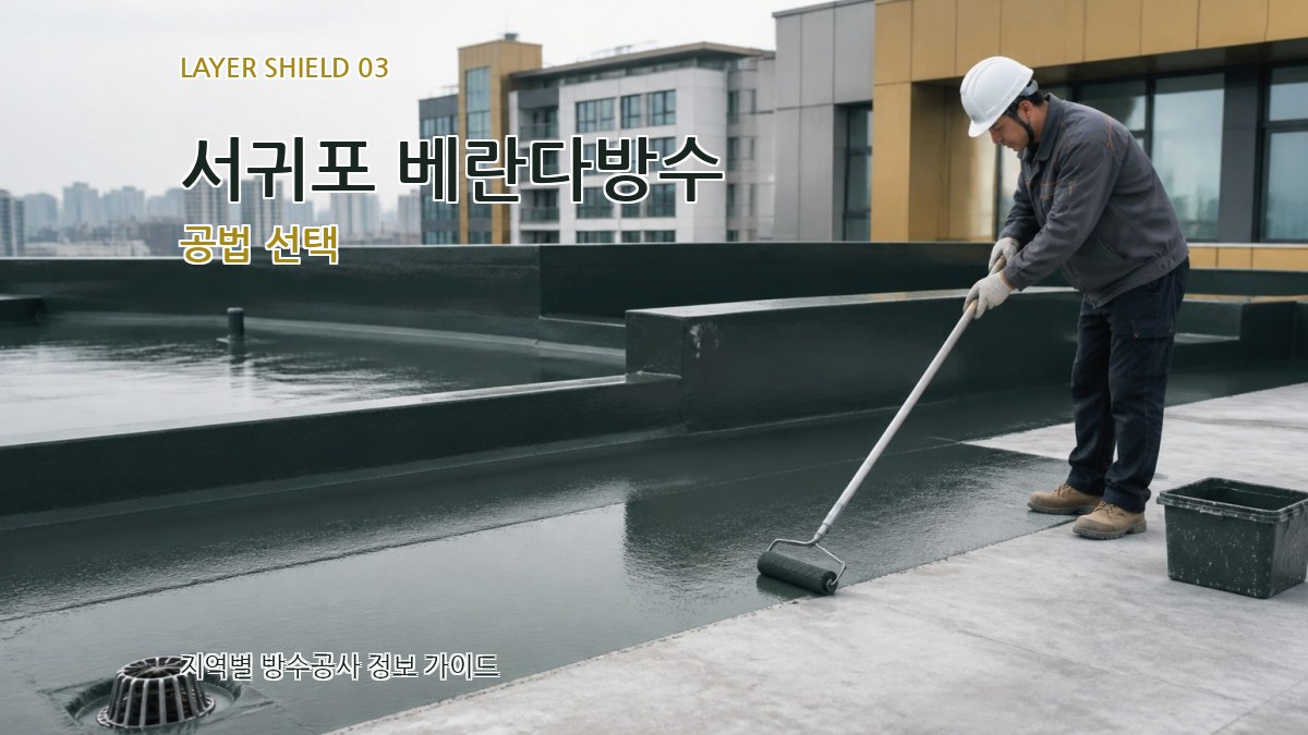 서귀포 베란다방수 공법 선택