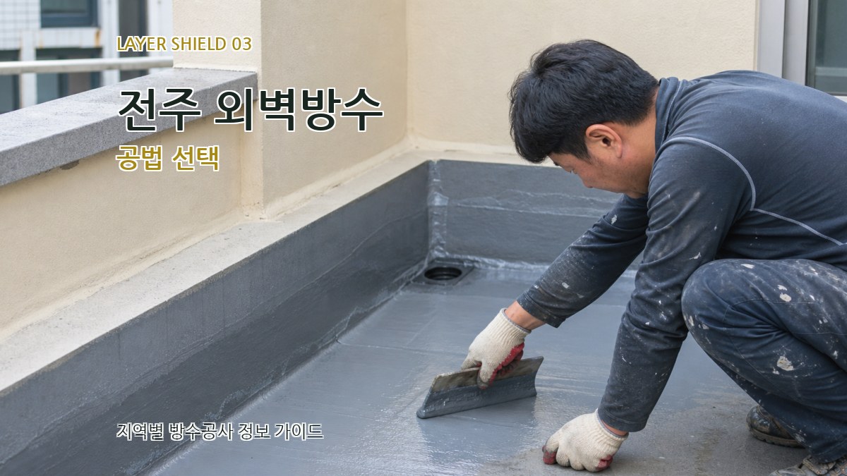 전주 외벽방수 공법 선택