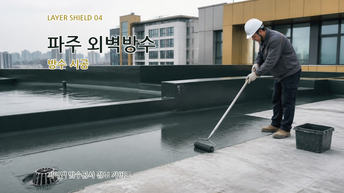 파주 외벽방수 방수 시공