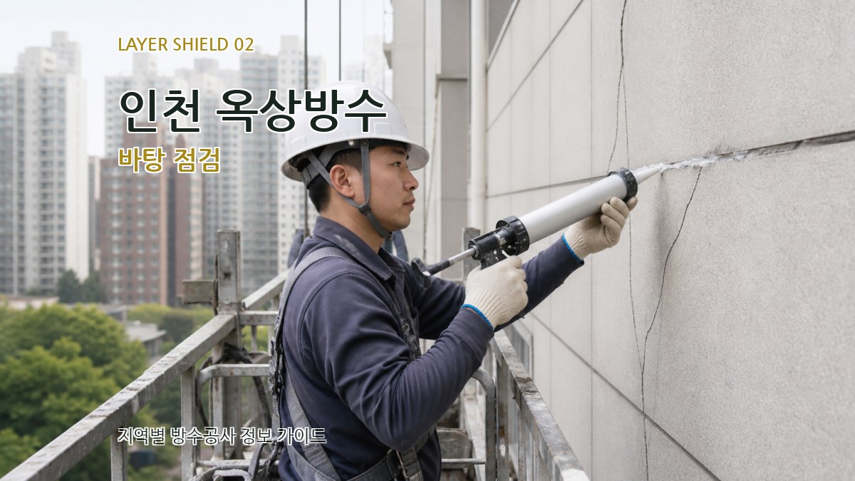 인천 옥상방수 바탕 점검