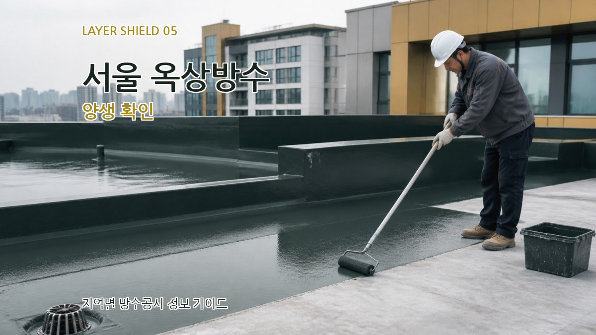 서울 옥상방수 양생 확인