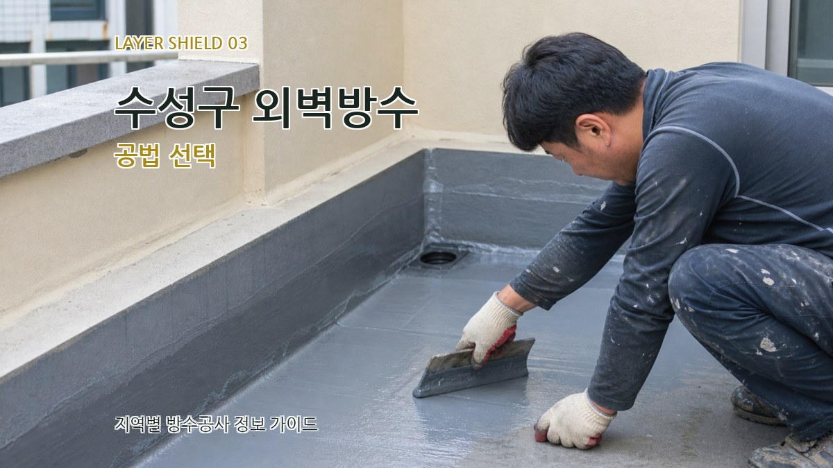 수성구 외벽방수 공법 선택
