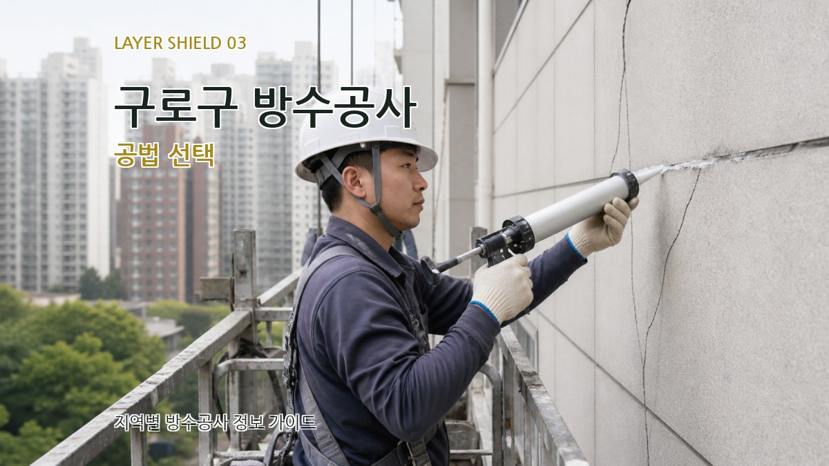 구로구 방수공사 공법 선택