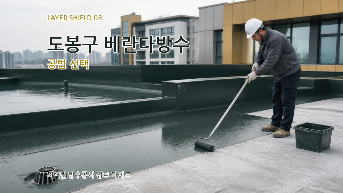도봉구 베란다방수 공법 선택