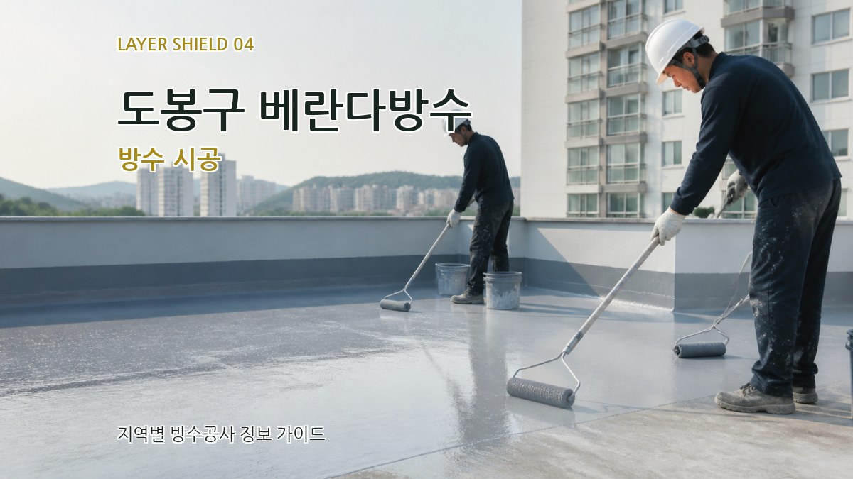 도봉구 베란다방수 방수 시공