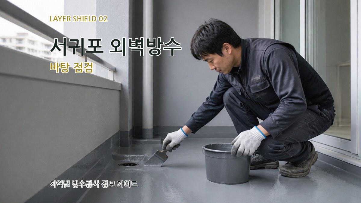 서귀포 외벽방수 바탕 점검