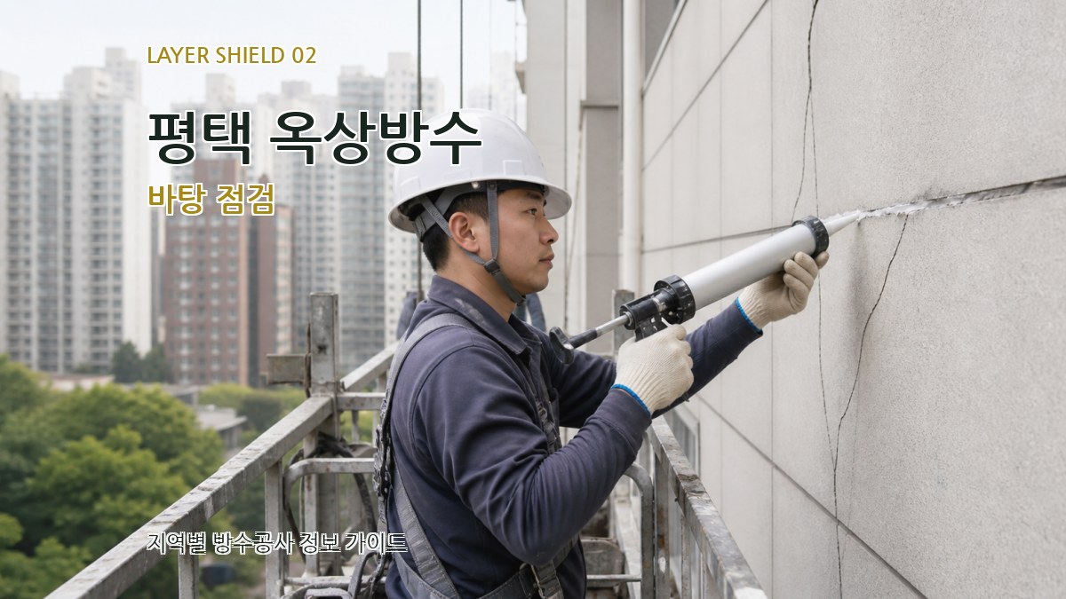 평택 옥상방수 바탕 점검