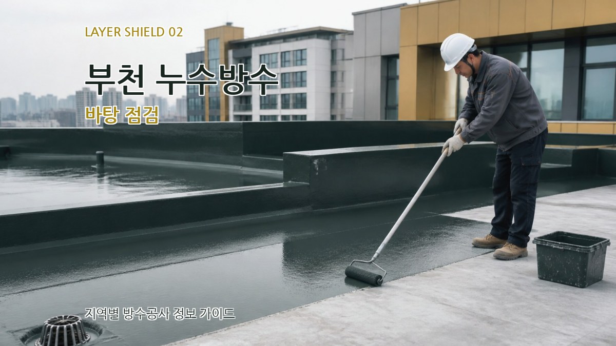 부천 누수방수 바탕 점검