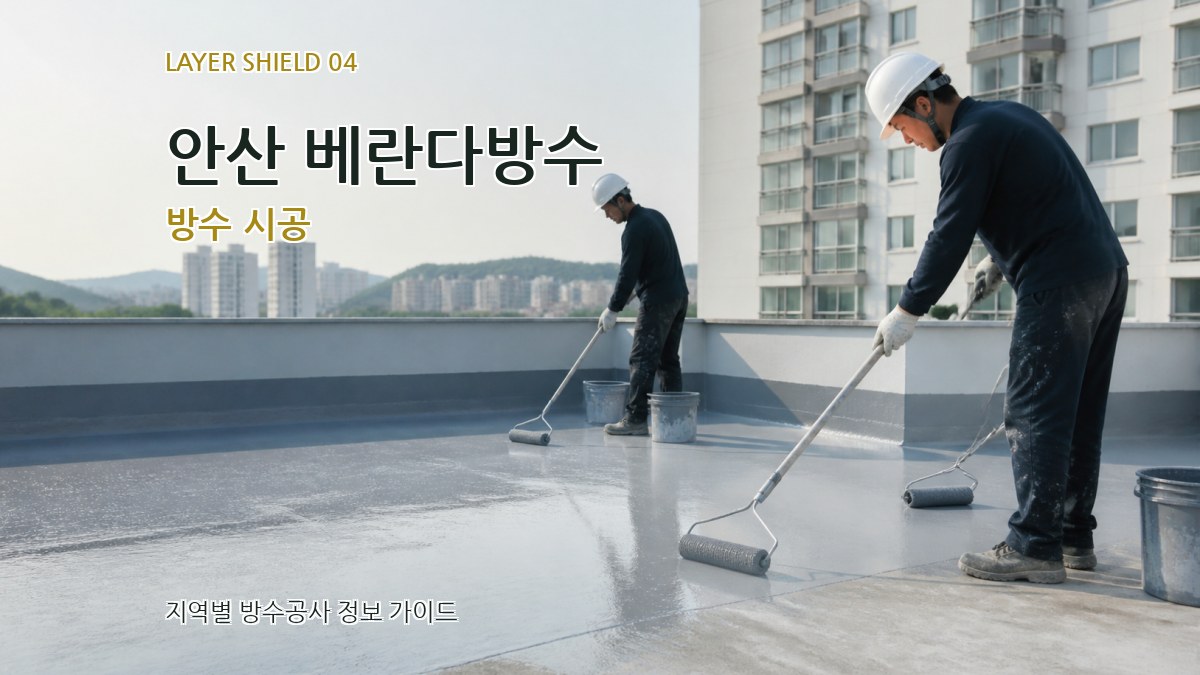 안산 베란다방수 방수 시공