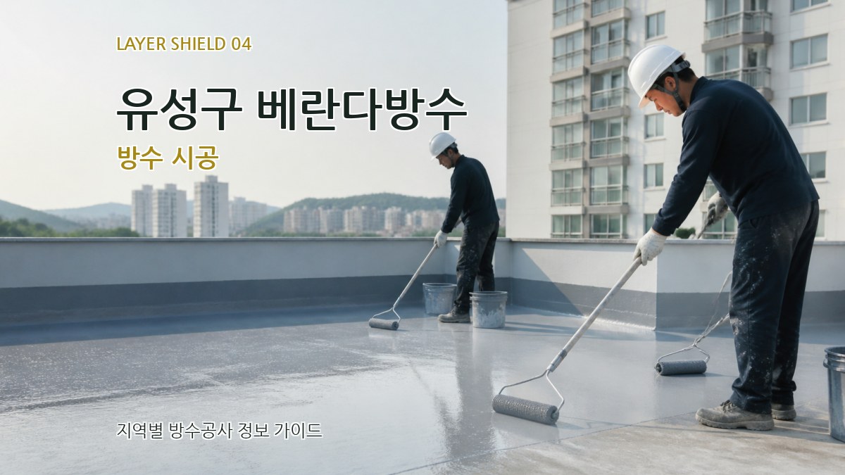 유성구 베란다방수 방수 시공