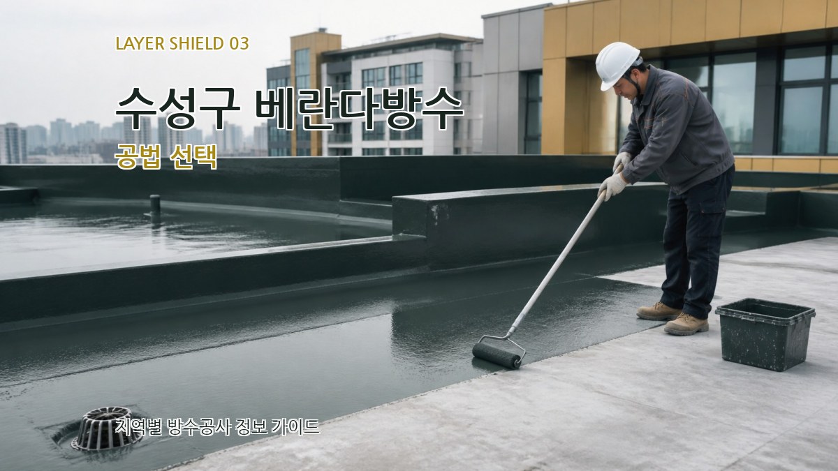 수성구 베란다방수 공법 선택