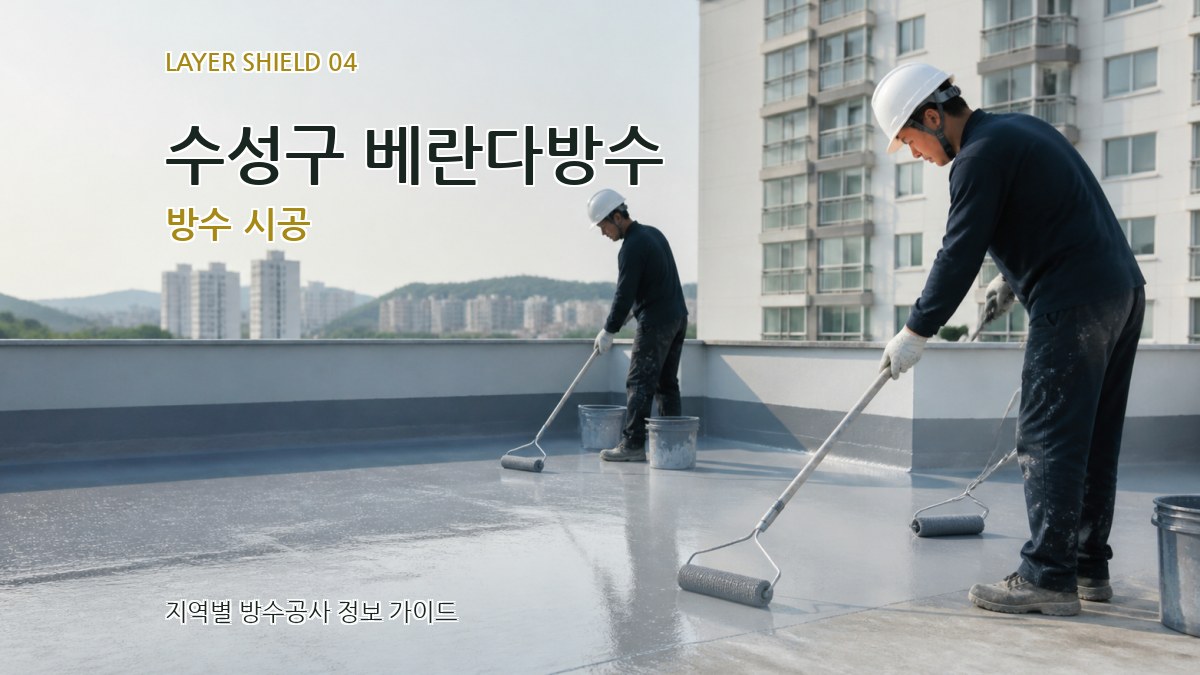 수성구 베란다방수 방수 시공