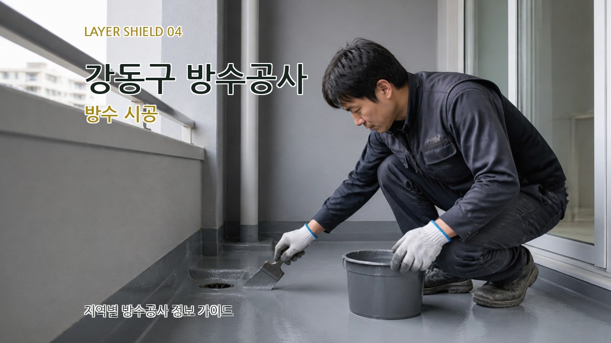 강동구 방수공사 방수 시공