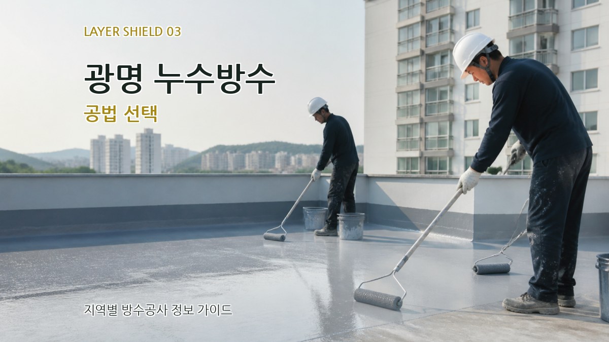 광명 누수방수 공법 선택