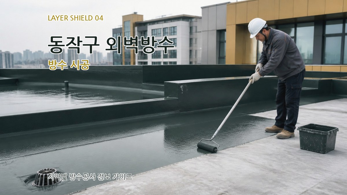 동작구 외벽방수 방수 시공
