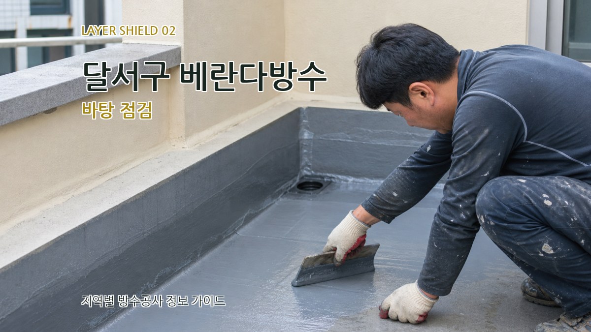달서구 베란다방수 바탕 점검