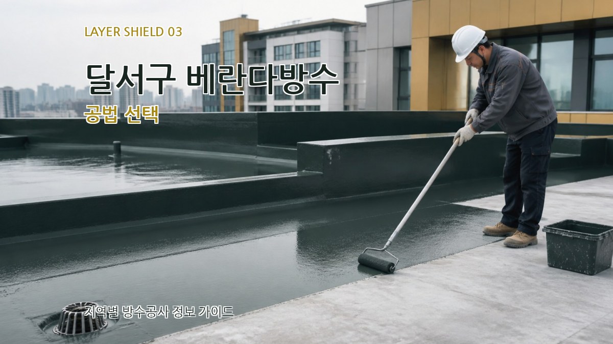 달서구 베란다방수 공법 선택
