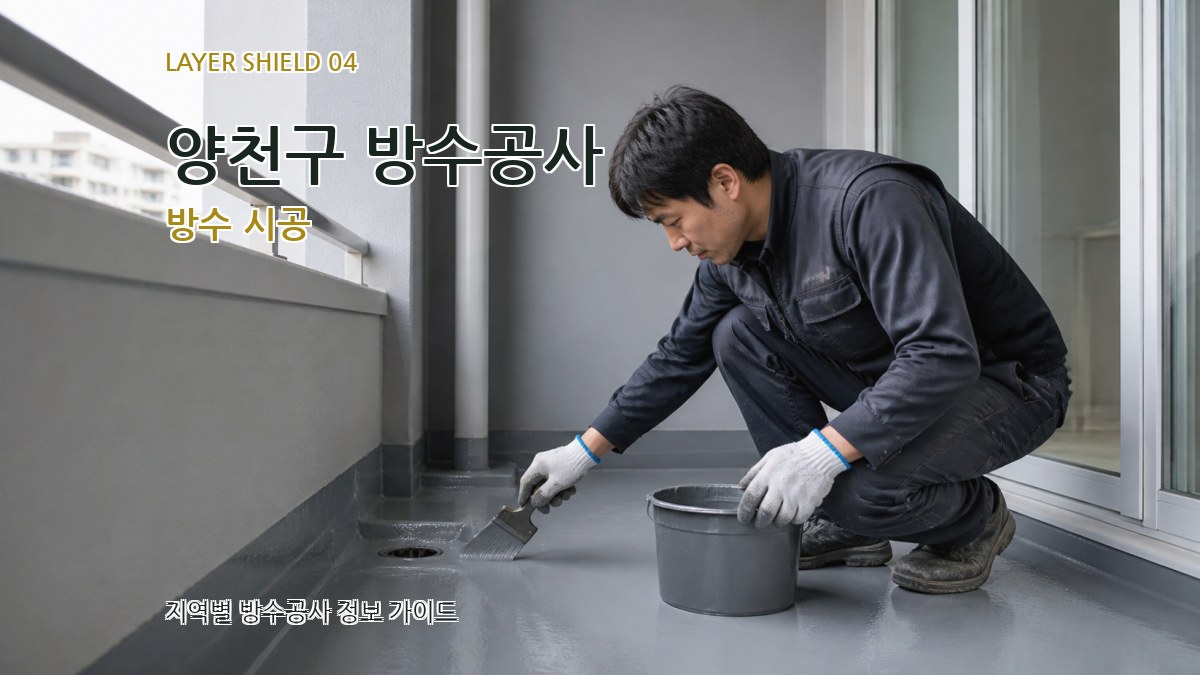 양천구 방수공사 방수 시공